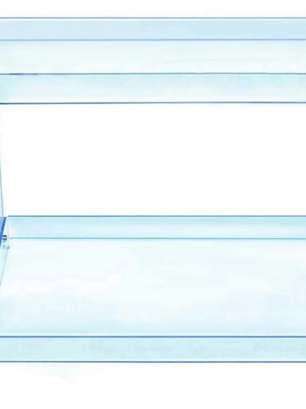 Royalita Two-Tier Blue Acrylic Makeup Organizer